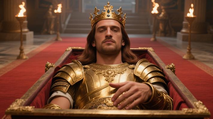 亚历山大大帝临终嘱手露棺外警示世人