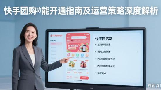 快手团购功能开通指南及运营策略深度解析