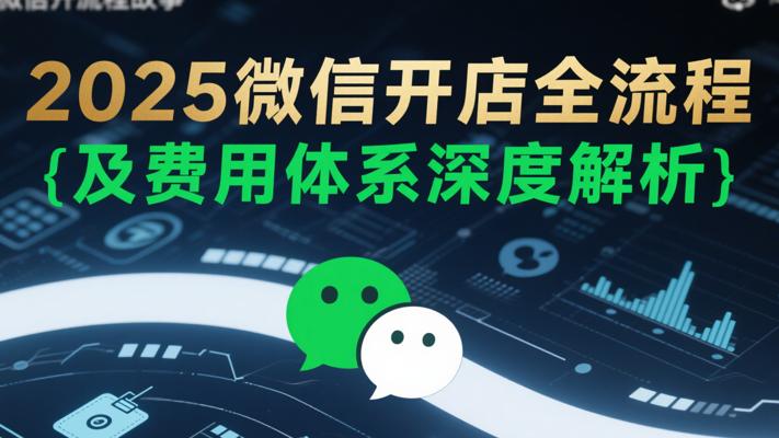 2025微信开店全流程及费用体系深度解析