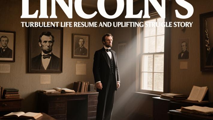 林肯跌宕起伏的人生简历与逆袭奋斗故事