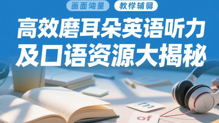 高效磨耳朵英语听力及口语资源大揭秘