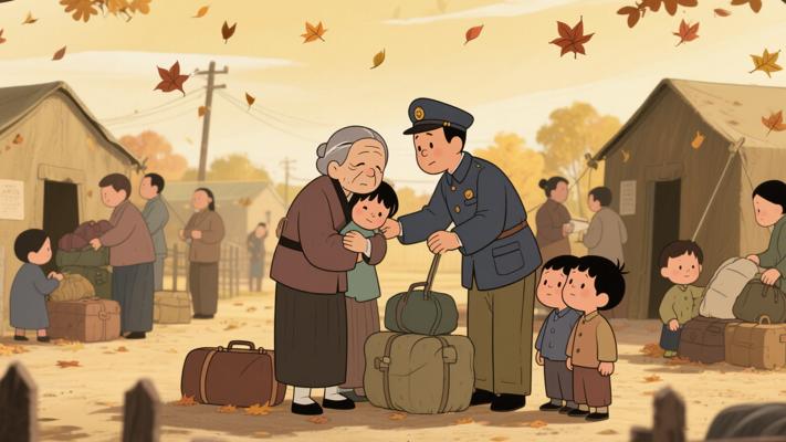 1945年北平深秋日本侨民遣返营里难忘的一幕