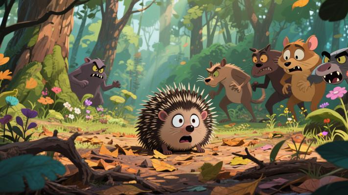森林中刺猬因泄密被出卖的警示故事