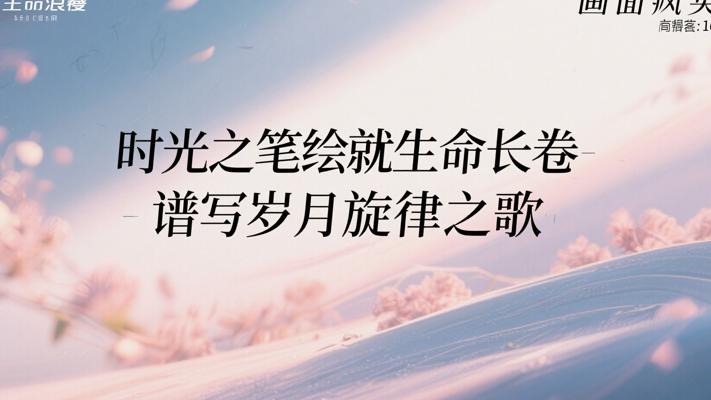 时光之笔绘就生命长卷谱写岁月旋律之歌