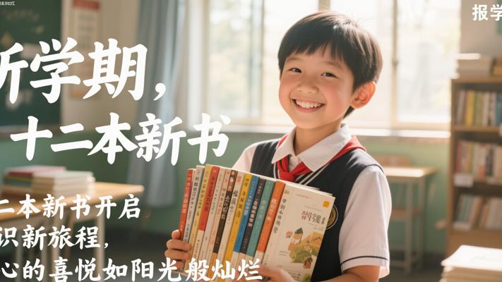 新学期学校发放报刊时收获十二本新书的喜悦与感悟