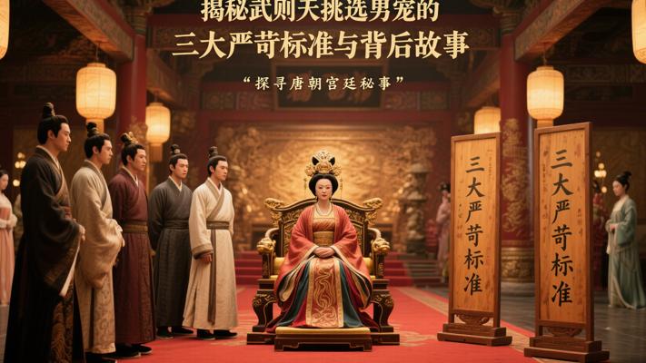 揭秘武则天挑选男宠的三大严苛标准与背后故事
