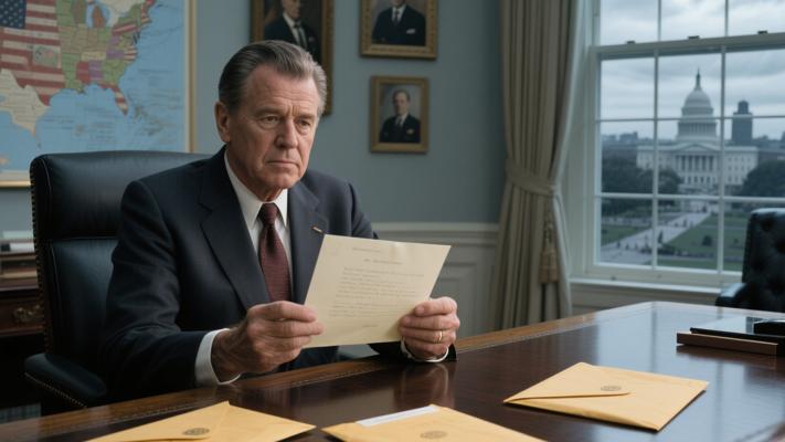 里根依据卡特所留三封信应对执政危机的故事