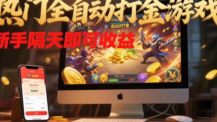 热门全自动打金游戏！新手隔天即可收益