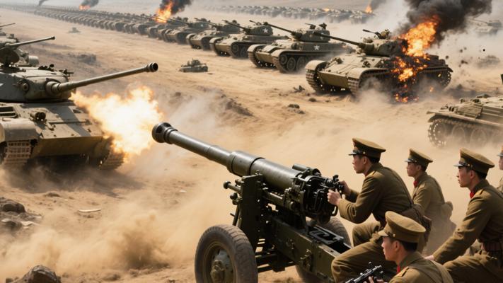 志愿军文登里战役用榴弹炮平射击退美军200辆坦克传奇