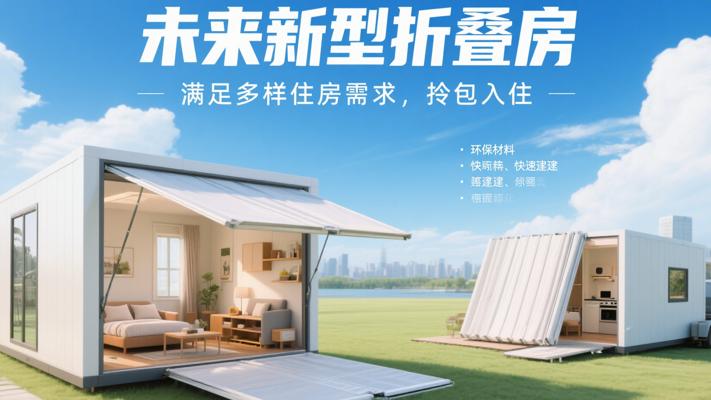 未来新型折叠房满足多样住房需求拎包入住
