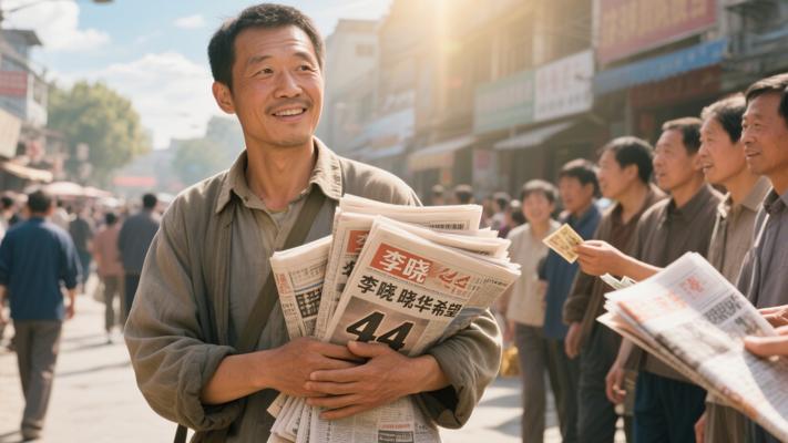 李晓华靠44份爱心晚报逆转人生成慈善家故事