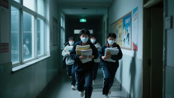 口罩下的五楼狂奔：记一次惊险的练习册搬运经历