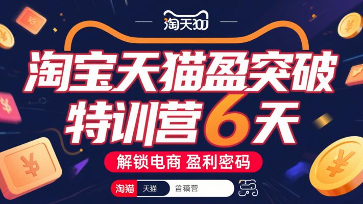 《淘宝天猫盈利突破特训营6天》：解锁电商盈利密码