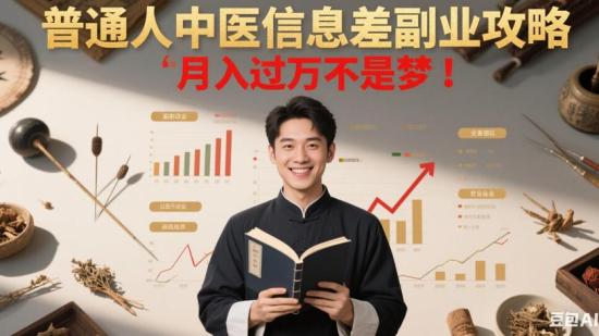普通人可操作的中医信息差副业项目月入过万攻略