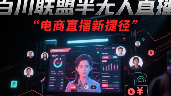 百川联盟半无人直播：电商直播新捷径