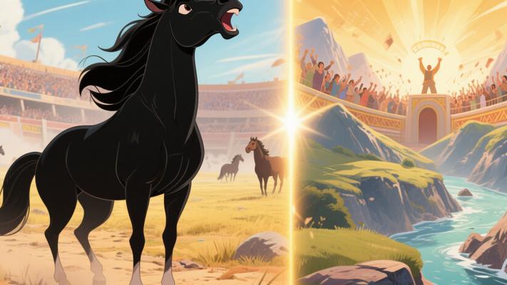 黑马踏上寻伯乐征途最终自我成就的故事