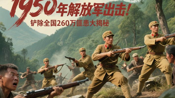 1950年解放军出击！铲除全国260万匪患大揭秘