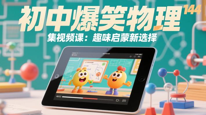 初中爆笑物理144集视频课：趣味启蒙新选择