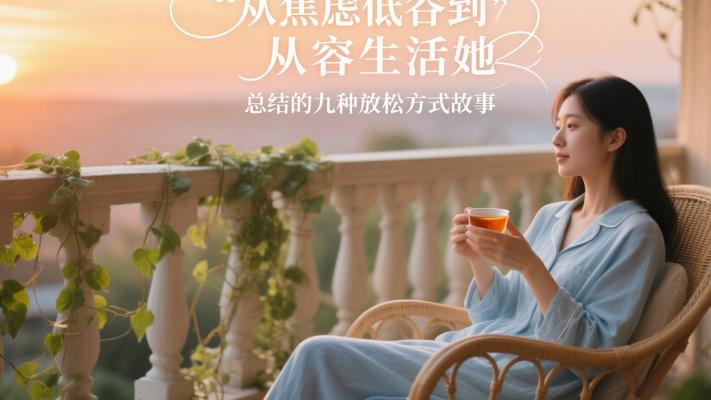 从焦虑低谷到从容生活她总结的九种放松方式故事