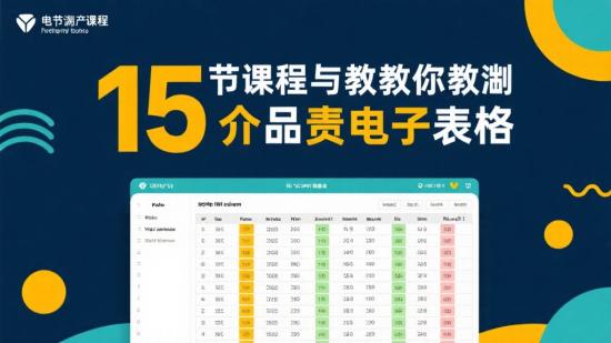 15节课程教你做漂亮电子表格