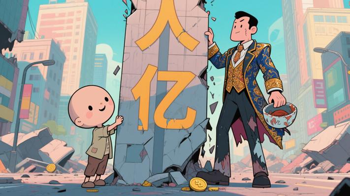 由乙字攀附他人成亿字后破产变乞字的故事