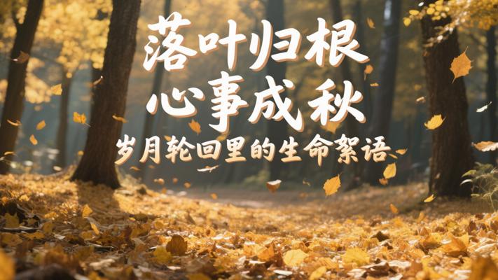落叶归根心事成秋岁月轮回里的生命絮语