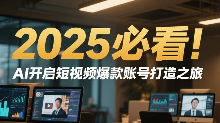 2025必看！AI开启短视频爆款账号打造之旅