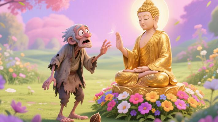 吝啬鬼遇佛祖点化悟舍得种子开花揭奉献真谛