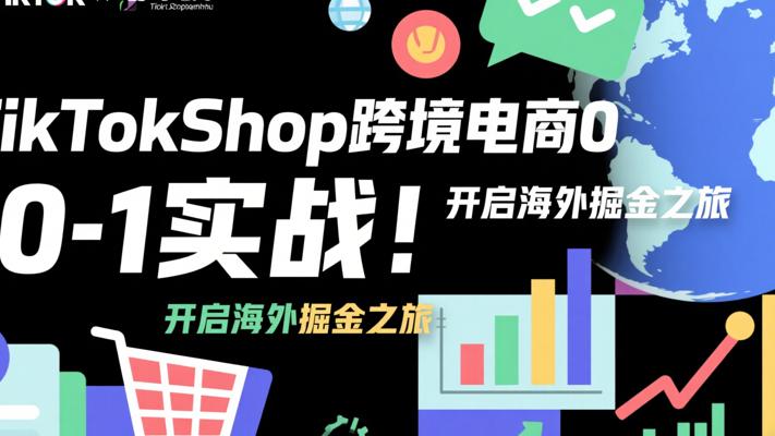 TikTokShop跨境电商0-1实战：开启海外掘金之旅