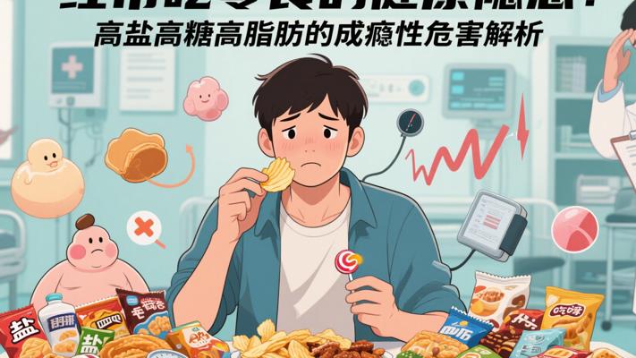 经常吃零食的健康隐患：高盐高糖高脂肪的成瘾性危害解析