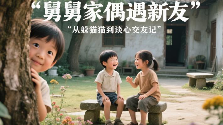 舅舅家偶遇新友从躲猫猫到谈心的难忘交友记