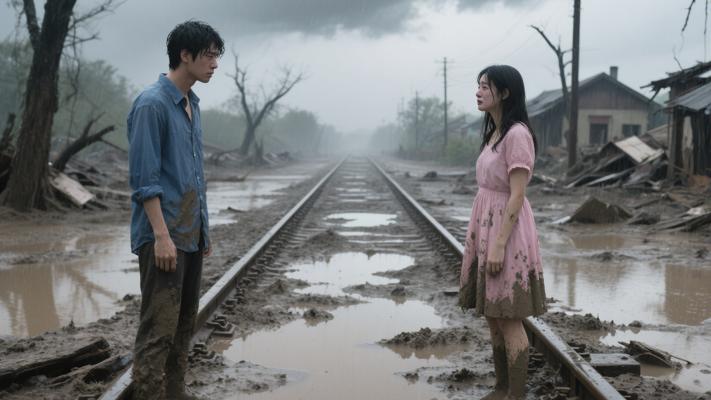 跨越洪水泥泞的爱恋终败于现实距离的故事