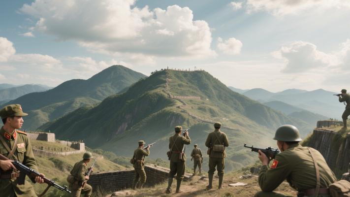 解放军巅峰战术智取谅山北部防线扣马山