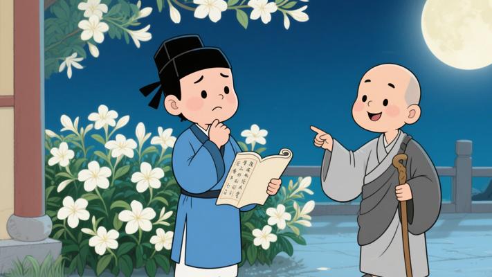 诗人苦恼诗作无人赏禅师借夜来香点化其取悦自己