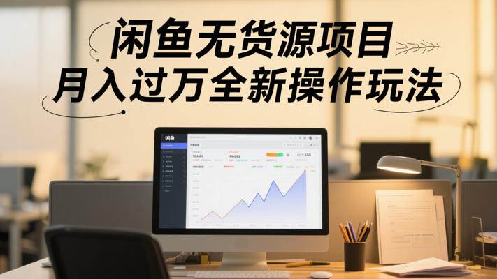 闲鱼无货源项目月入过万的全新操作玩法