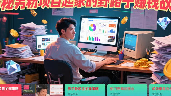 揭秘男粉项目起家的野路子赚钱故事