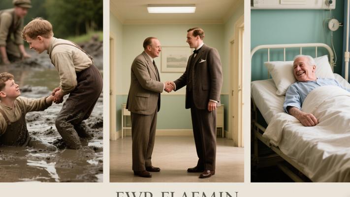 弗莱明救人与丘吉尔父子的命运交织故事