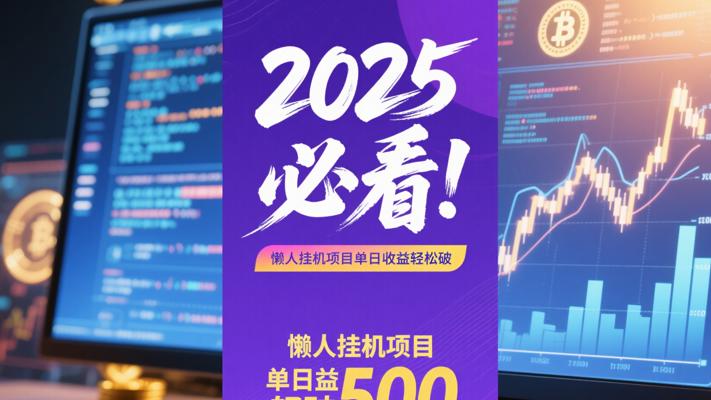 2025必看！懒人挂机项目单日收益轻松破500