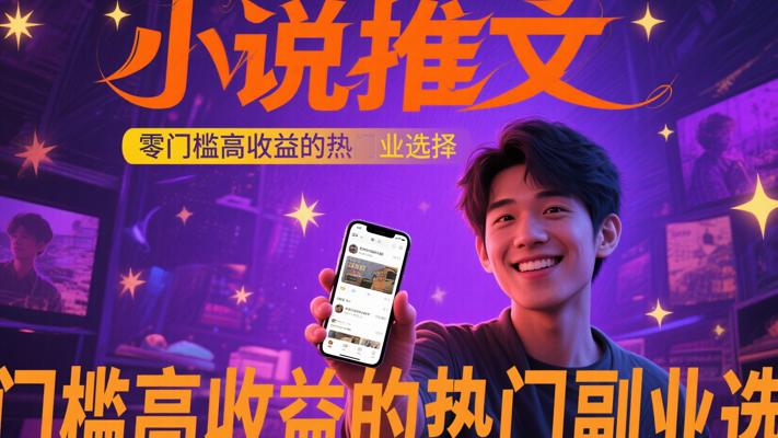 小说推文：零门槛高收益的热门副业选择