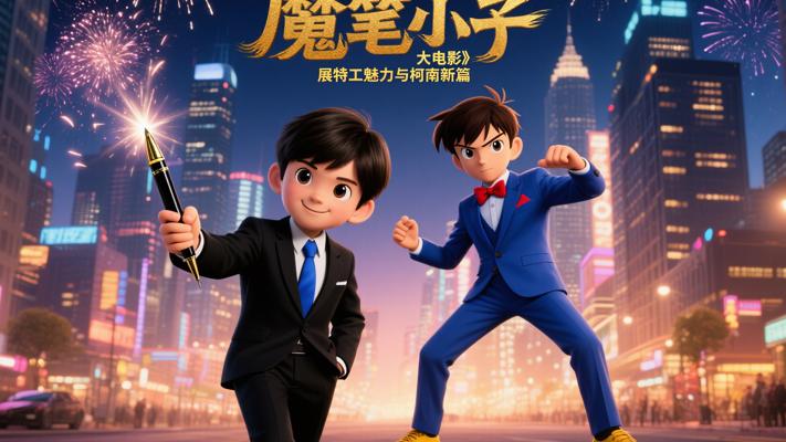 丹尼尔献声《魔笔小子大电影》展特工魅力与柯南新篇