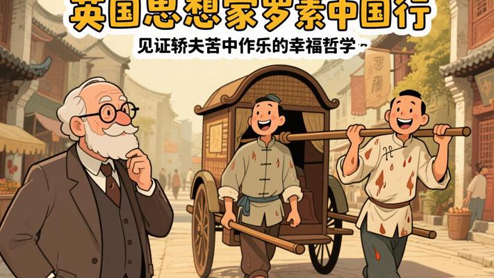 英国思想家罗素中国行见证轿夫苦中作乐的幸福哲学