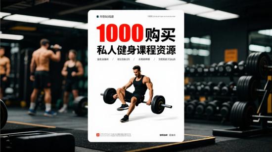 千元购买的私人健身课程资源