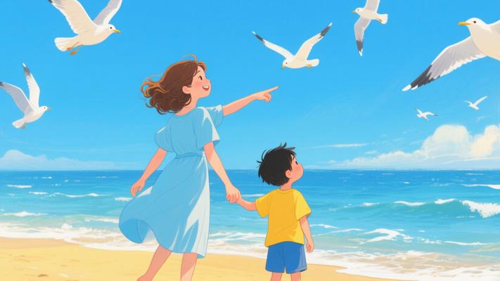 成长路上母亲用海鸥寓言点破生命节奏