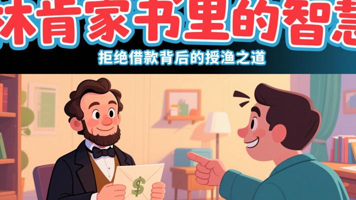 林肯家书里的智慧：拒绝借款背后的授渔之道