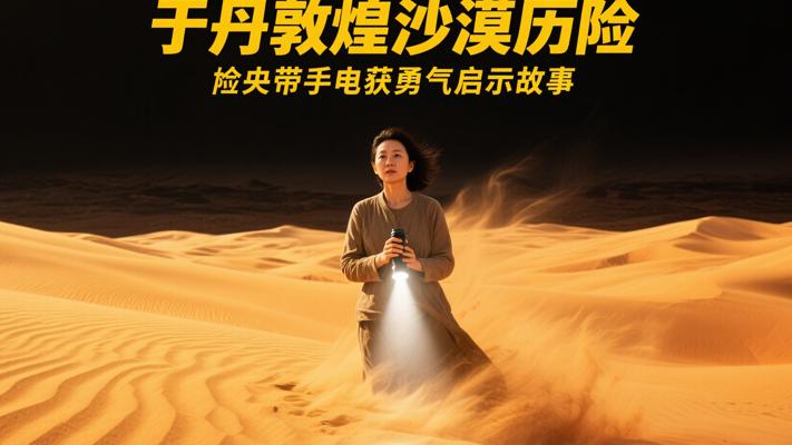 于丹敦煌沙漠历险带手电获勇气启示故事