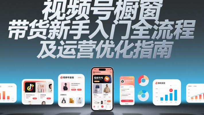 视频号橱窗带货新手入门全流程及运营优化指南