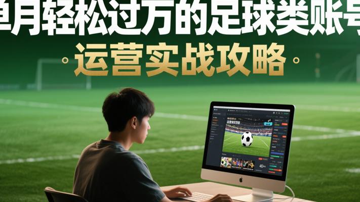 单月轻松过万的足球类账号运营实战攻略