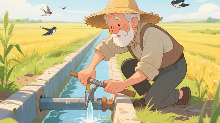老农修水渠悟出的做事节奏与人生智慧