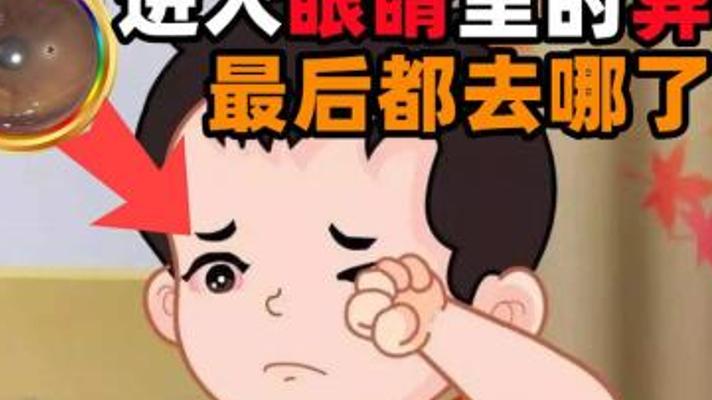 眼睛里没揉出来的异物最终都去了哪里呢