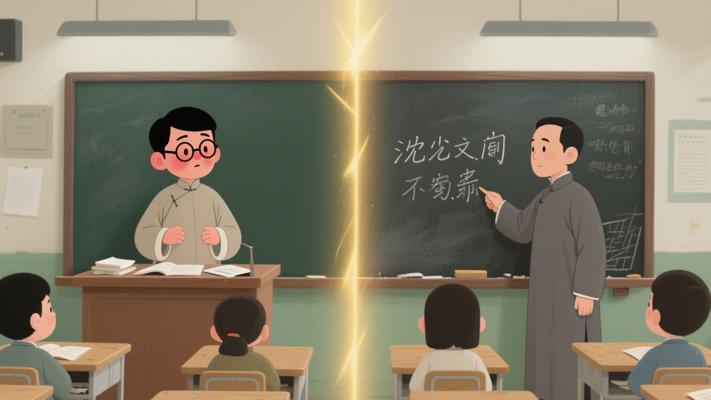 沈从文首登讲台失败到挥洒自如的成长故事